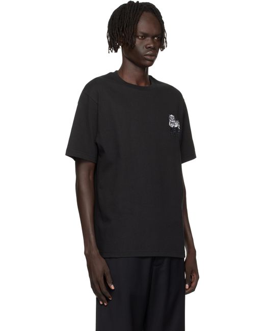 T-Shirt Noir À Logo Happy Tiger Brodé KENZO pour homme en coloris Black