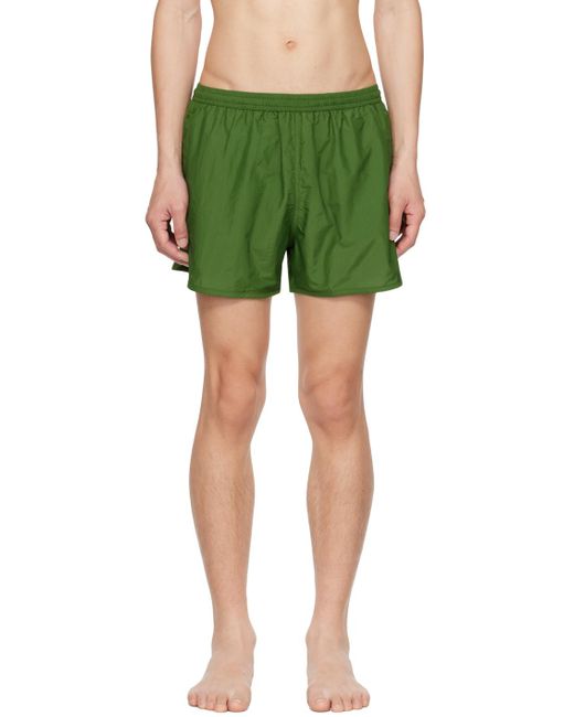 AMI Green Ami De Cœur Swim Shorts for men