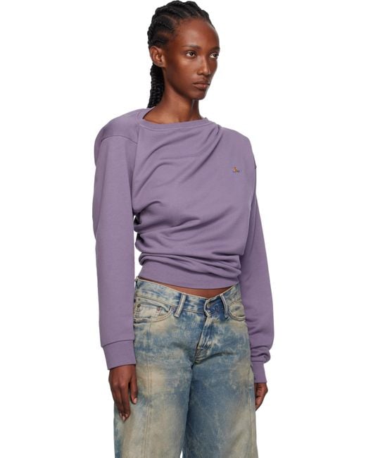Vivienne Westwood Purple Hebo Sweatshirt