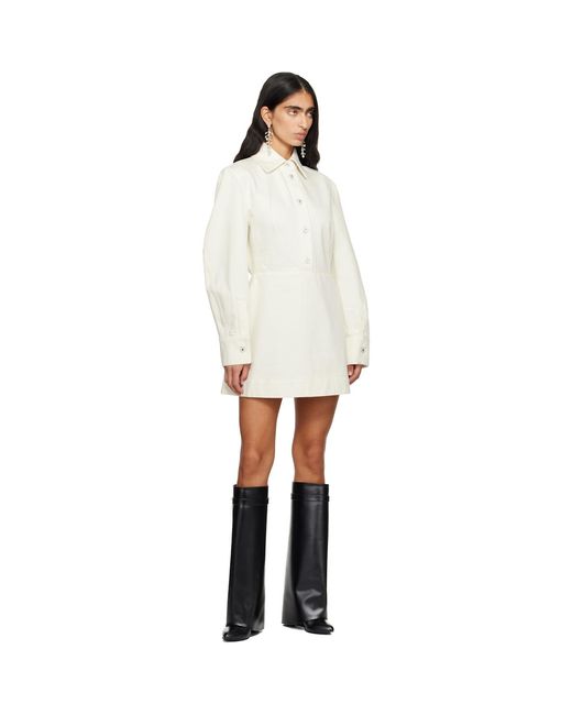 Givenchy Black Cocoon Denim Minidress