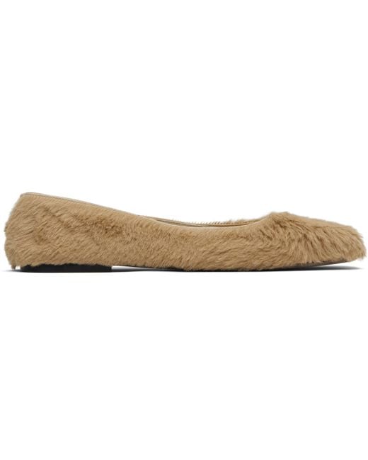 The Row Black Square Ballet Ballerina Flats