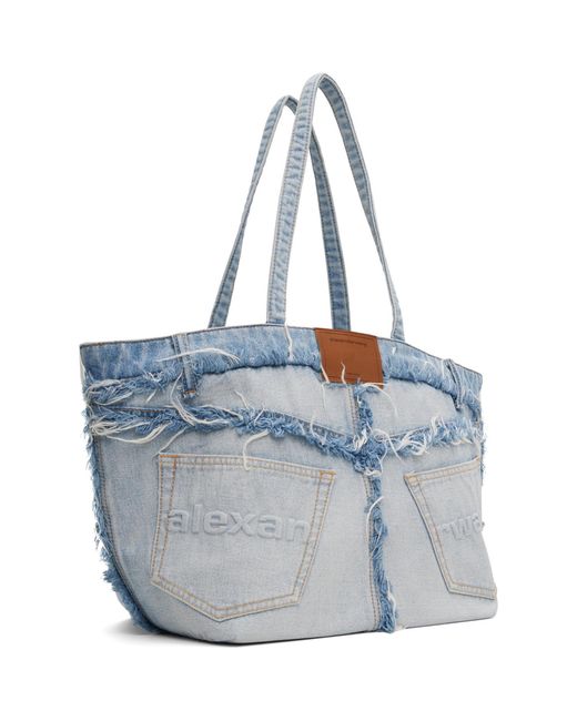 Alexander Wang Blue Punch Denim Large Tote