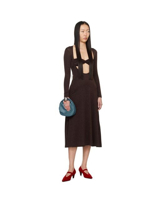 Beaufille Black Baes Midi Dress