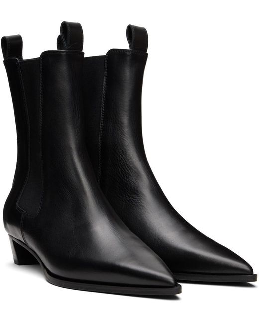 【関税込み】Aeyde ブラック Kiki チェルシーブーツ AEYDE Black Kiki Chelsea Boots | Wardrobe Icons