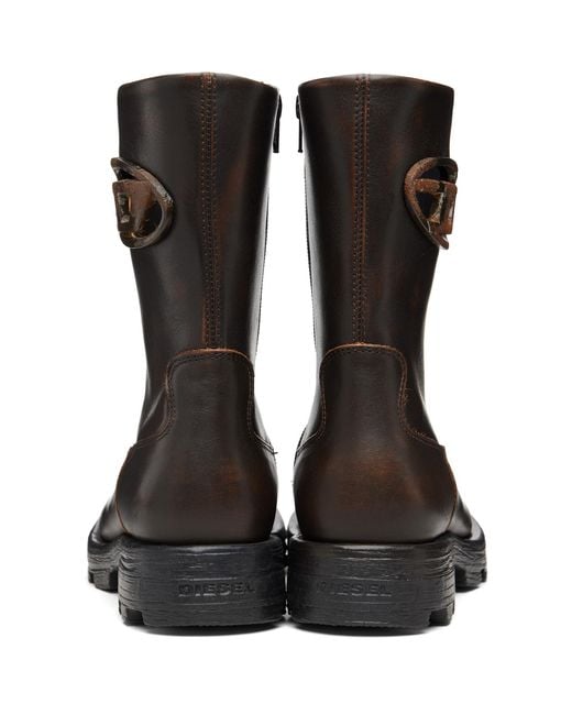 DIESEL Black D-Hammer Bkr D W Boots