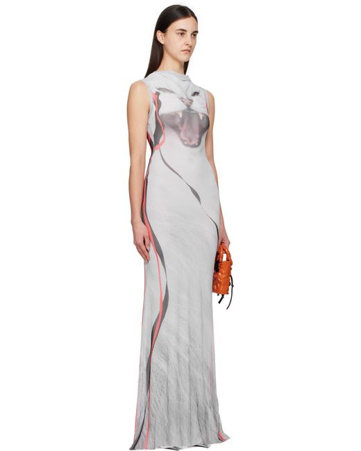 OTTOLINGER Black Mesh Maxi Dress