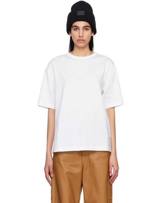 Acne White Patch T-shirt