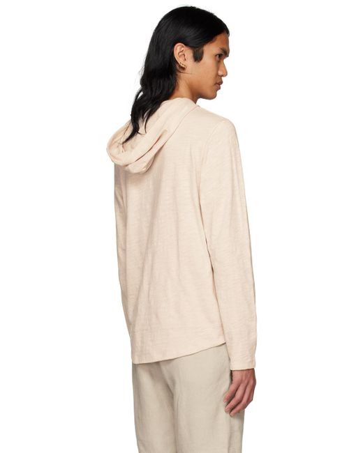 メンズ Vince テクスチャード フーディ Natural