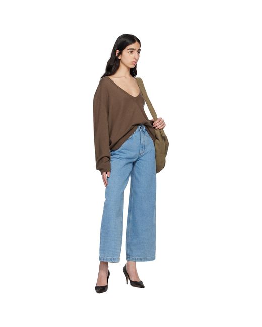 Meta Campania Collective Blue Egon Wide-leg Washed Jeans