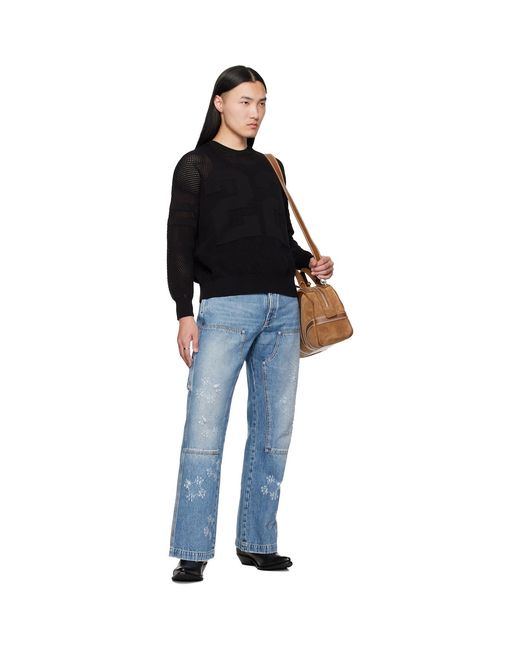 Amiri Black 22' Crewneck Sweater for men
