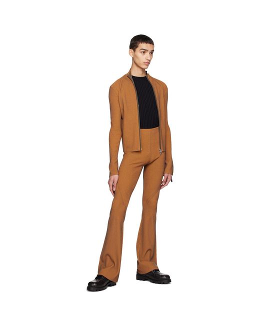 Dion Lee Multicolor Orange Angled Rib Sweater for men