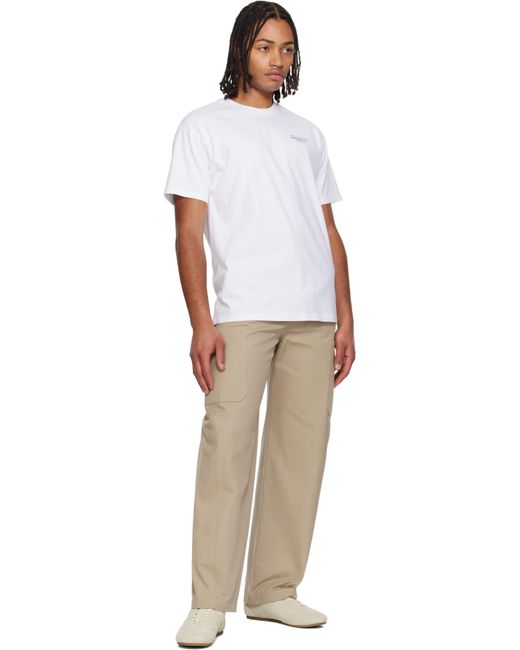 T-Shirt Blanc À Logos Imprimés Givenchy pour homme en coloris White