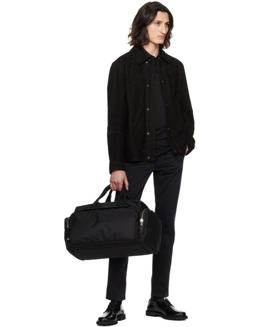 Boss Black Regular-Fit Leather Jacket for men