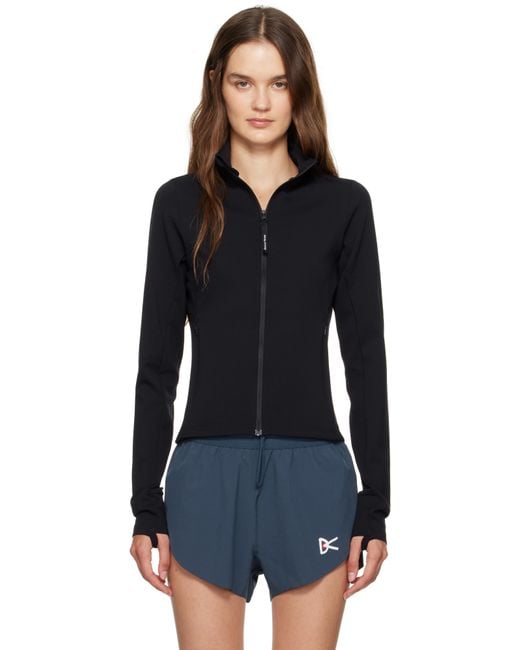 District Vision Black Studio Full Zip Midlayer Jacket