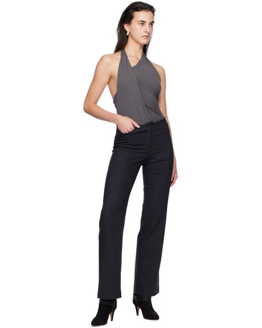 【関税込み】Paloma Wool グレー Livia ボディスーツ LIVIA-Draped neckline, halter-neck body – Paloma Wool