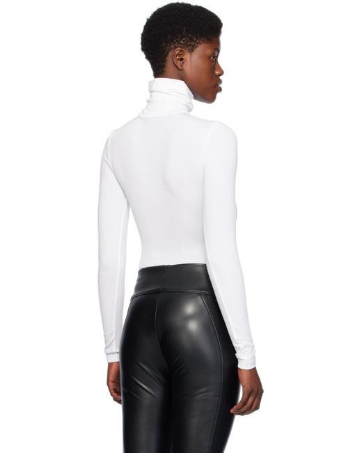 Wolford White Colorado String Bodysuit Wolford