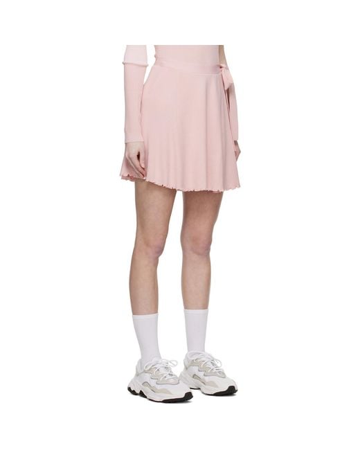 Live The Process Pink Malia Miniskirt