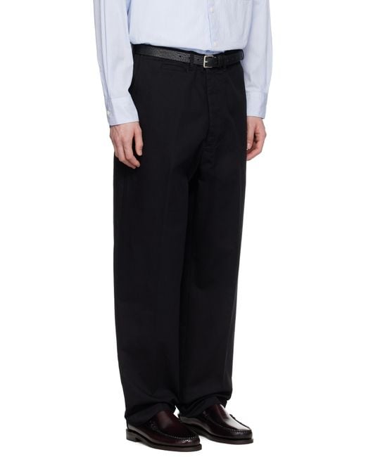 メンズ Merz B. Schwanen ブラック Chino01 トラウザーズ Black