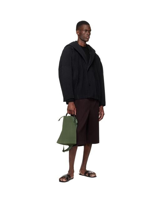 Homme Plissé Issey Miyake Black Homme Plissé Issey Miyake Monthly Colors March Jacket for men