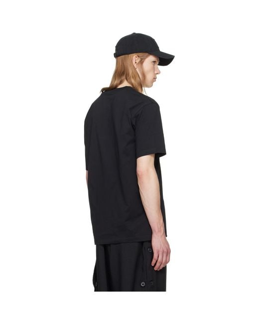 Y-3 Black 3-Stripes T-Shirt for men