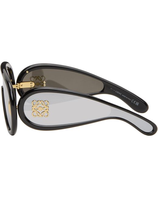 Loewe Black Wave Mask Sunglasses for men