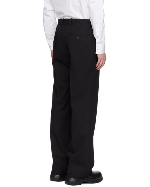 Pantalon droit noir Wooyoungmi pour homme en coloris Black