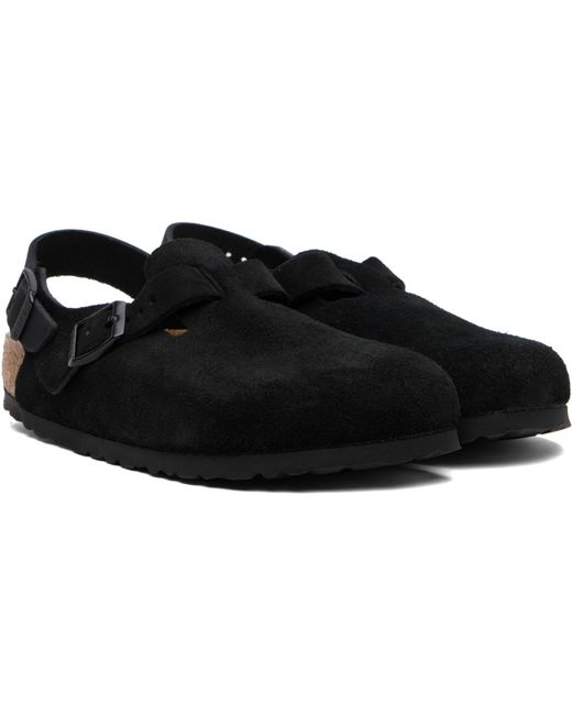 Birkenstock Black Regular Tokio Suede Loafers for men