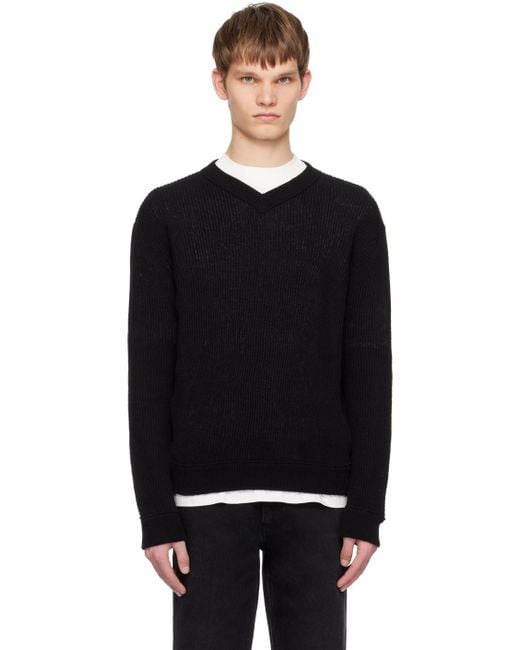 The Row Black Corbin Sweater for men
