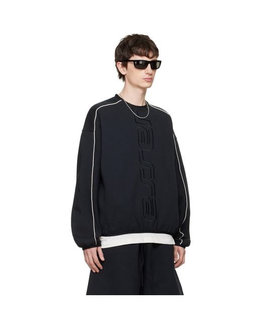 Fear Of God Black Active Trace Modern Crewneck Sweatshirt for men