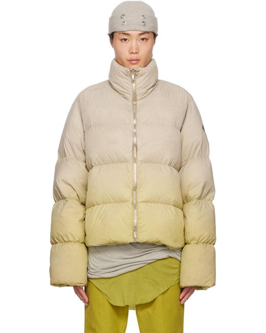 メンズ Rick Owens Moncler + トープ&ーン Cyclopic ダウン メンズ Rick Owens Moncler + トープ&ーン Cyclopic ダウン