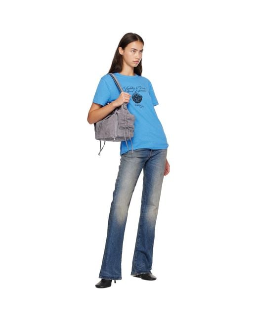 Acne Gray Multipocket Bucket Bag
