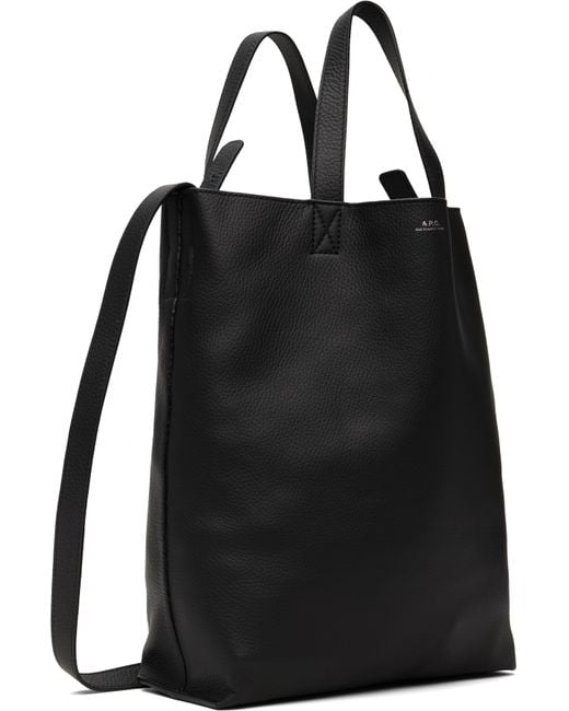 メンズ A.P.C. ブラック ミディアム Maiko Shopping トートバッグ Black
