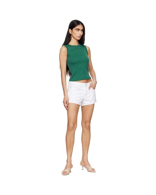 Agolde Black Low Rise Parker Shorts
