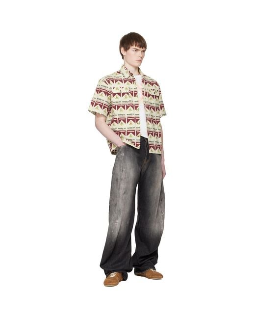 Carne Bollente Multicolor Off- 'Smoking Hot' Shirt for men