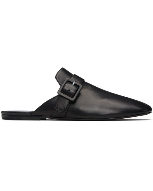 Dries Van Noten Black Leather Loafers for men