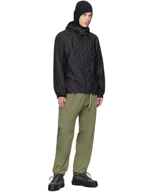 And Wander Green Khaki Gramicci Edition Climbing G Trousers for men