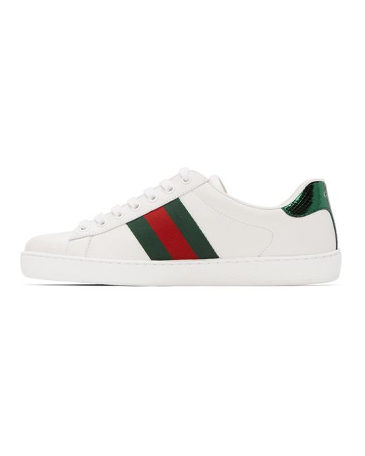 white mens gucci trainers