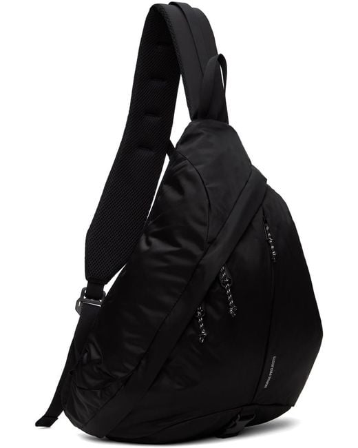 Norse Projects Black Tri-point Backpack for men