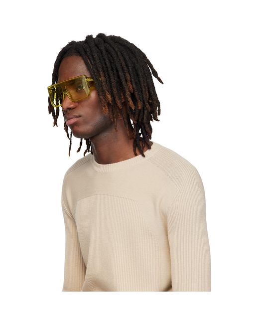 Rick Owens Blue Documenta Sunglasses for men