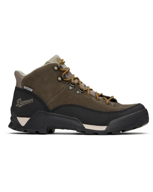 Danner Black Khaki Panorama Mid Boots for men