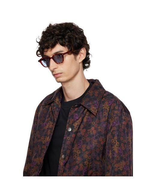 Lunetterie Generale Brown Enigma Sunglasses for men