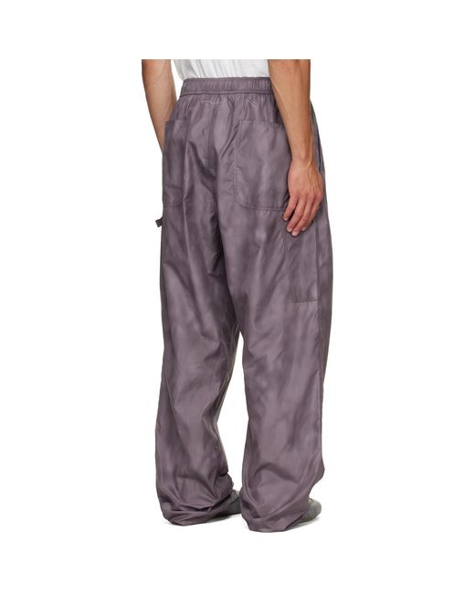 MM6 by Maison Margiela Gray Hammer Loop Trousers for men