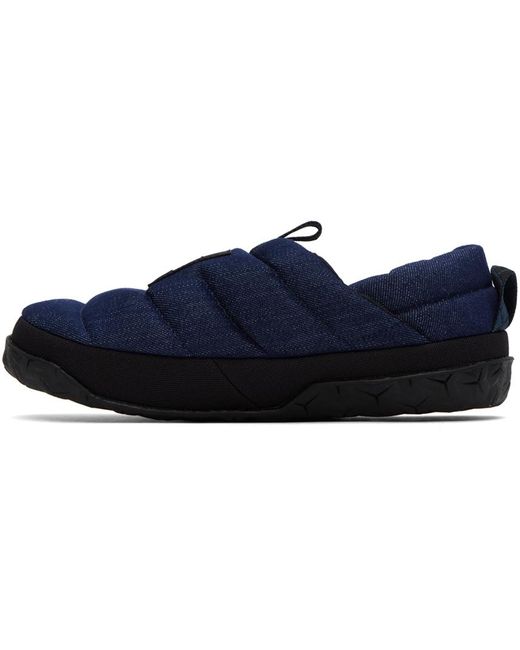 The North Face Blue Navy Nuptse Mules for men