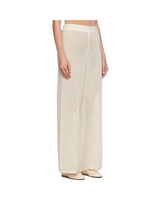 Lisa Yang Natural Off- Mei Lounge Pants