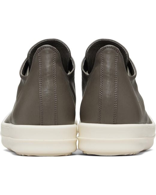 Rick Owens Black Temple Low Sneakers