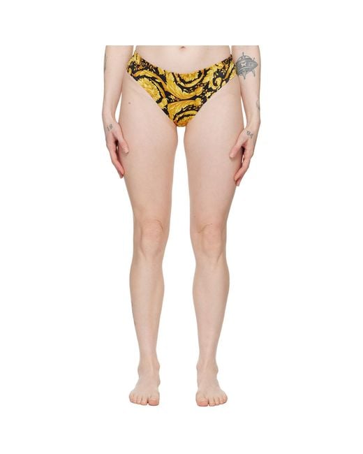 Versace Black Barocco Briefs