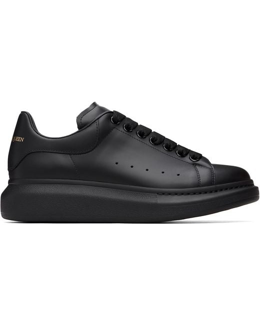 McQueen Black Oversized Sneakers for men