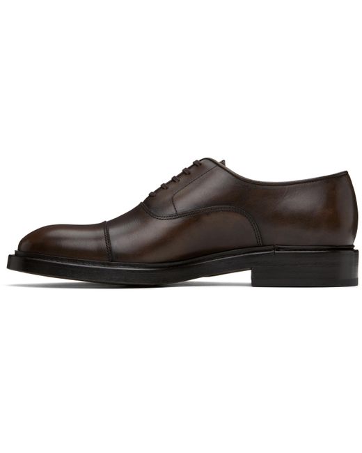 メンズ Paul Smith ブラウン Balthazar オックスフォード Black