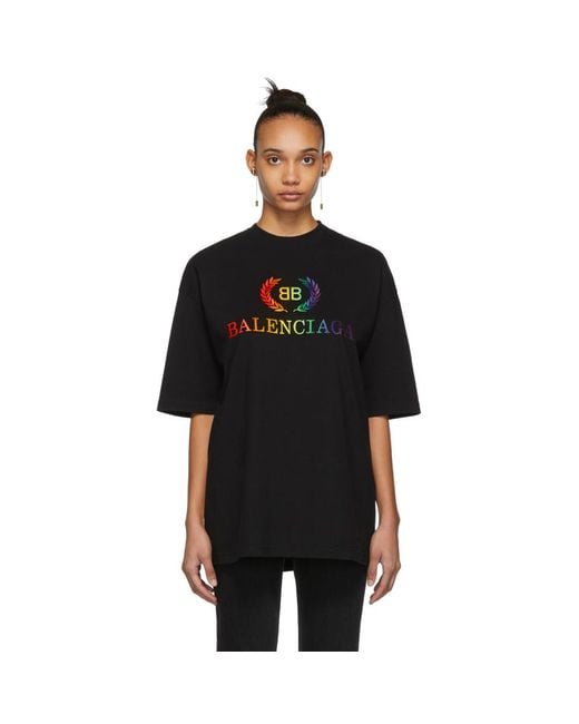 Rainbow balenciaga clearance shirt