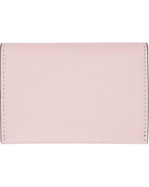 Acne Black Folded Leather Card Holder for men